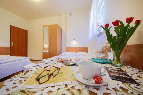 Postel nebo postele na pokoji v ubytování Hotel Górsko