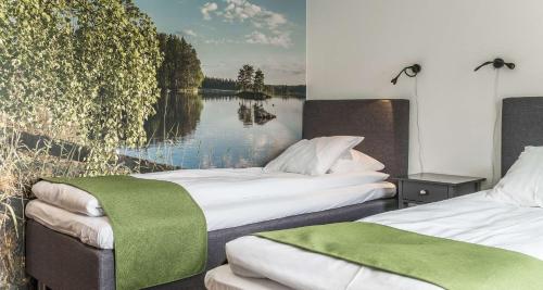 Postel nebo postele na pokoji v ubytování Best Western Hotel Vrigstad