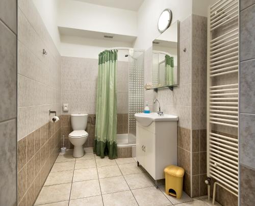 Ett badrum på Penzión Centrál