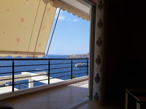 Ein allgemeiner Meerblick oder ein Meerblick von der Ferienwohnung aus