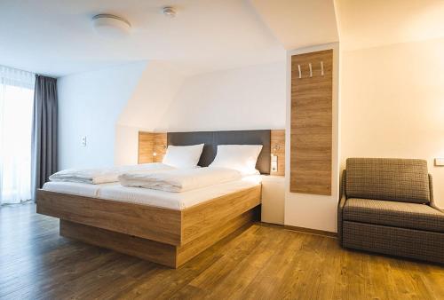 Postel nebo postele na pokoji v ubytování Hotel Mediterra