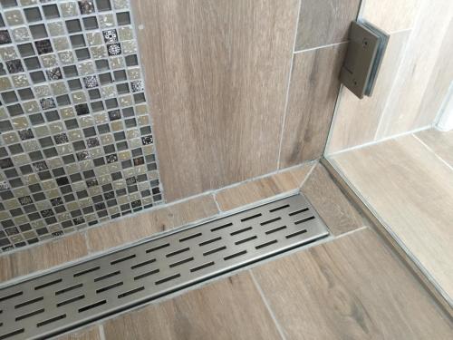 Koupelna v ubytování Bed en Beach