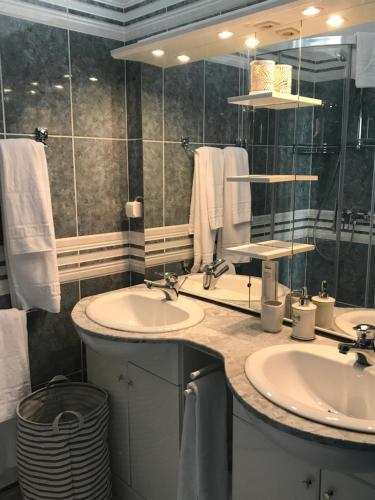 PKM Apartments Baska Voda tesisinde bir banyo