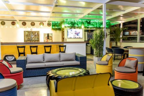 Ruang duduk di Hotel Villa Smart
