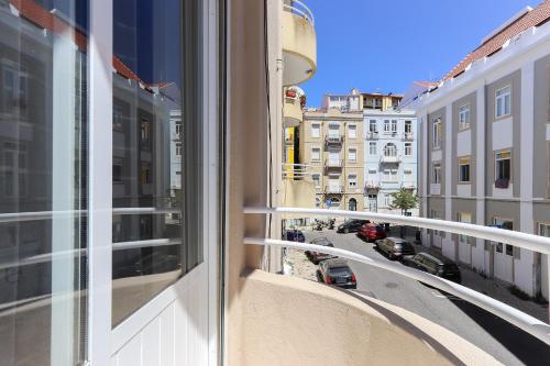 Balkón nebo terasa v ubytování Lisbon Apartments in Anjos