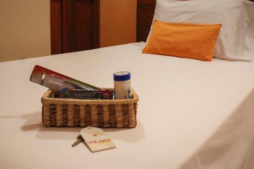 Cama o camas de una habitación en Hotel Solaris