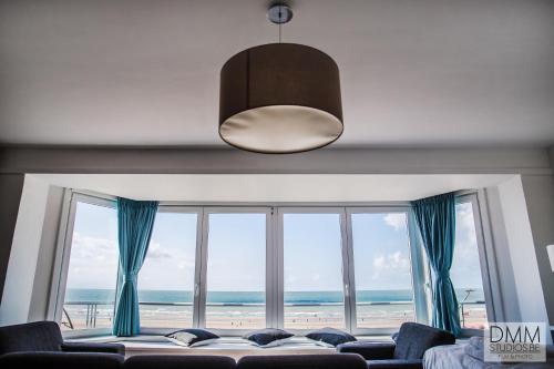 Χώρος καθιστικού στο Novo panoramic sea view