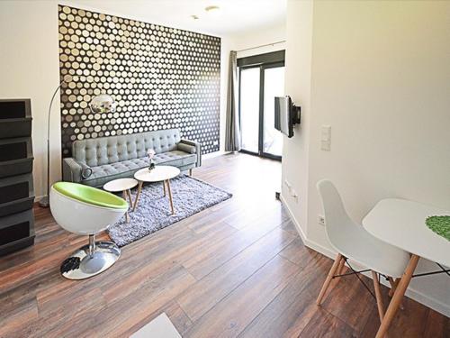 Χώρος καθιστικού στο Eco Smart Apartments Erlangen