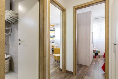 Koupelna v ubytování Apartments Cezar