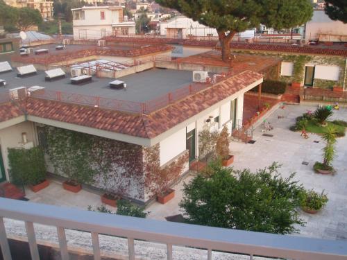 a view from the balcony of a house at Miramare Residence in Pozzuoli
