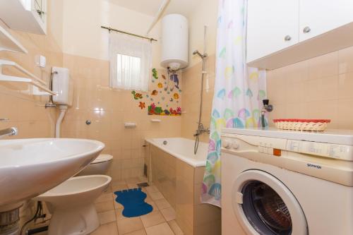 Koupelna v ubytování Apartman Maja