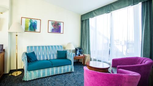 Ruang duduk di Hestia Hotel Jugend
