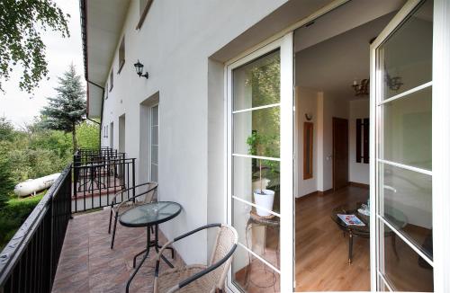Balkón nebo terasa v ubytování Hotel Villa Hubertus Kutno
