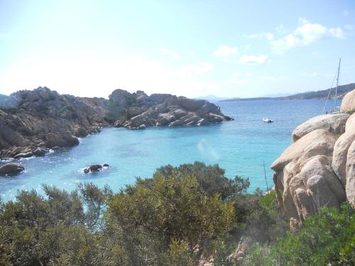 a view of a river with boats in the water at Case sul mare in Palau