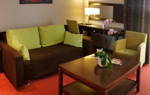 Гостиная зона в Hotel Pagony Wellness