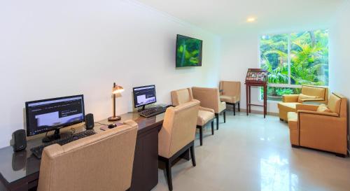 TV/Unterhaltungsangebot in der Unterkunft The Morgana Poblado Suites Hotel