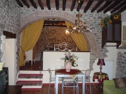Posezení v ubytování Il Nido di Cortona