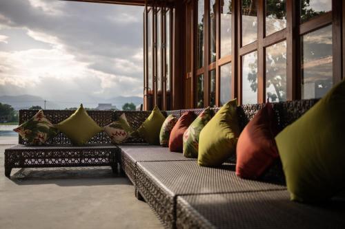 Posezení v ubytování Doi Inthanon Riverside resort