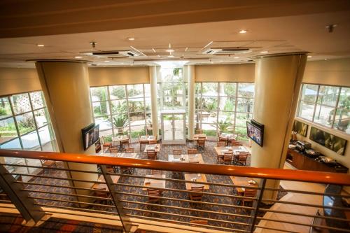 a view of the tasting room from the balcony of a cruise ship at StayEasy Pretoria in Pretoria