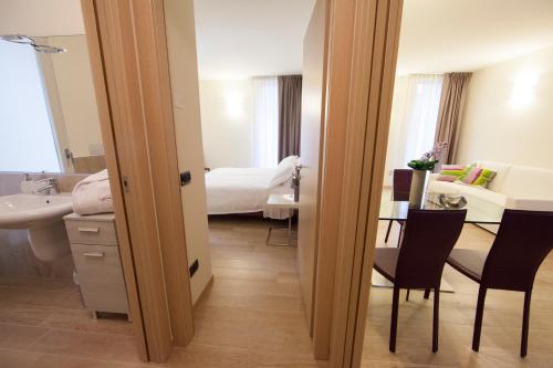 Postel nebo postele na pokoji v ubytování Residenza Agnello D'Oro