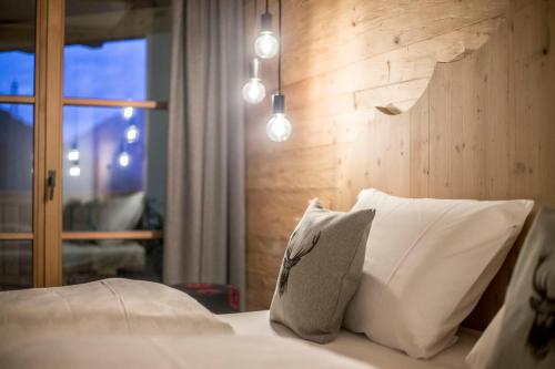 Letto o letti in una camera di Chalet Novalis