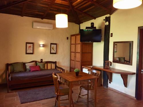 Μια τηλεόραση ή/και κέντρο ψυχαγωγίας στο Hotel Santa Esmeralda