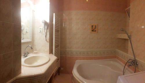 Kúpeľňa v ubytovaní Ria Apartment Vyhlídka