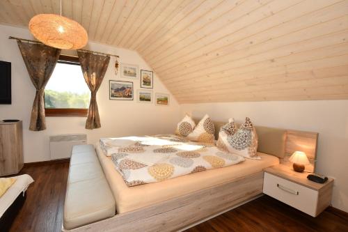 Postel nebo postele na pokoji v ubytování Villa Zoja High Tatras