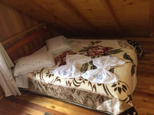 Postel nebo postele na pokoji v ubytování Pousada Sabor da Roça