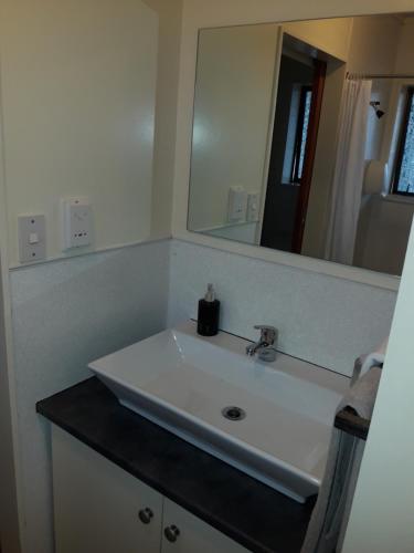 Kylpyhuone majoituspaikassa Motel Sierra