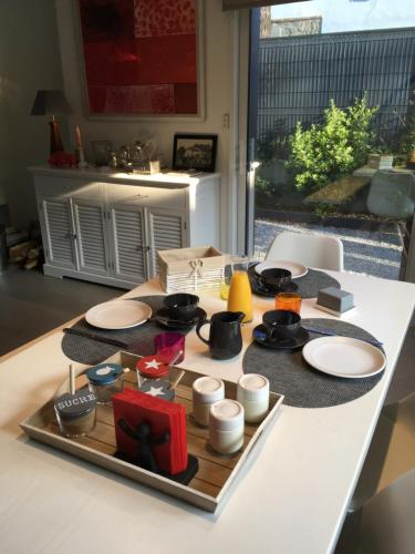 Mad på bed and breakfast-stedet eller i nærheden