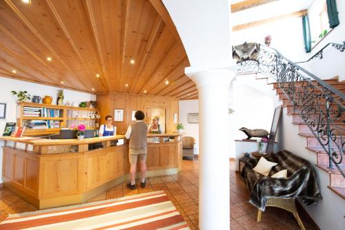 Kuchyň nebo kuchyňský kout v ubytování Hotel Haflhof