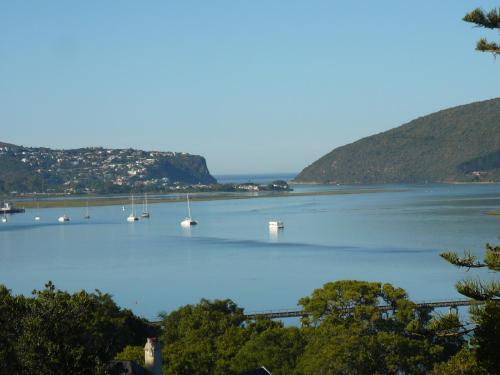 a large body of water with boats in it at Double Dutch B & B in Knysna