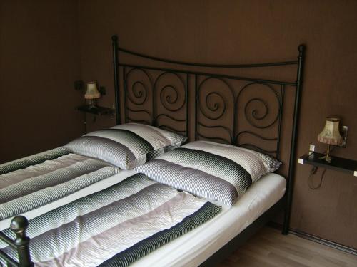 Postel nebo postele na pokoji v ubytování Ferienwohnung Clauss