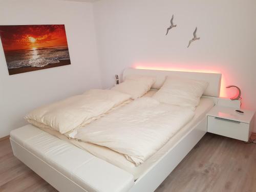 Postel nebo postele na pokoji v ubytování Lounge 1