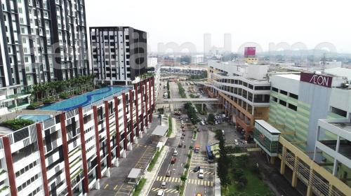 an aerial view of a city with tall buildings at ArbarHome in Klang