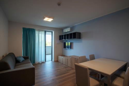 Χώρος καθιστικού στο Aparthotel Miramare
