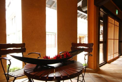 Un lugar para sentarse en 城崎温泉 但馬屋-Tajimaya-