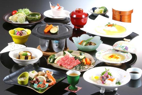 Comida en el ryokan o alrededores