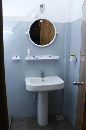 Koupelna v ubytování Anura Guest Inn