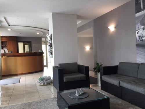 Un lugar para sentarse en Hotel Garni Max Zwo