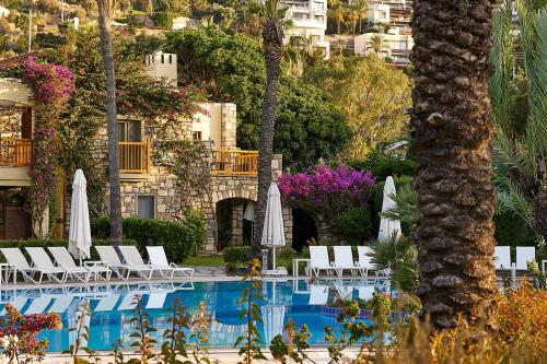 Bazén v ubytování Divan Bodrum Palmira nebo v jeho okolí
