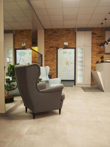 Posezení v ubytování Moon Hostel Poznań
