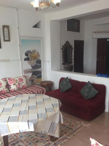 Χώρος καθιστικού στο Villa Keltoum