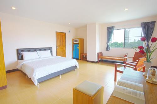 Postel nebo postele na pokoji v ubytování City 1 Residence