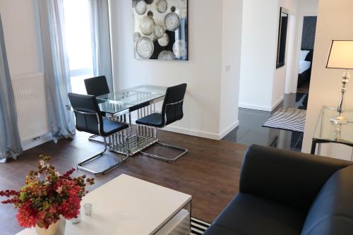 Zona de estar de Kurhaus Design Boutique Hotel