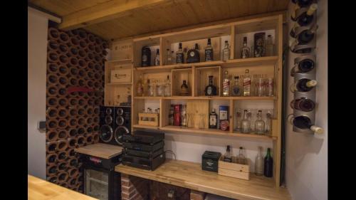 Una cocina o zona de cocina en Vikendica Vjeverica