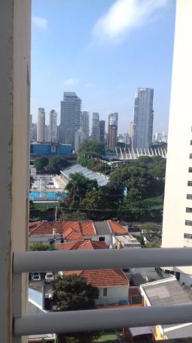 Pemandangan umum bagi São Paulo atau pemandangan bandar yang diambil dari aparthotel ini