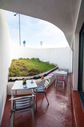 Balkoni atau teres di Change The World Hostels - Açores - Ponta Delgada