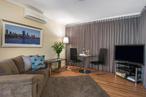 TV o dispositivi per l'intrattenimento presso The Peninsula Riverside Serviced Apartments
